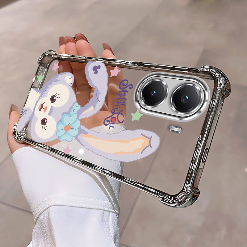 OPPO A6x 5G A6 5G น่ารัก Stellalou นุ่มเคสโทรศัพท์โปร่งใสกันกระแทกฝาครอบป้องกัน - รูปที่ 5