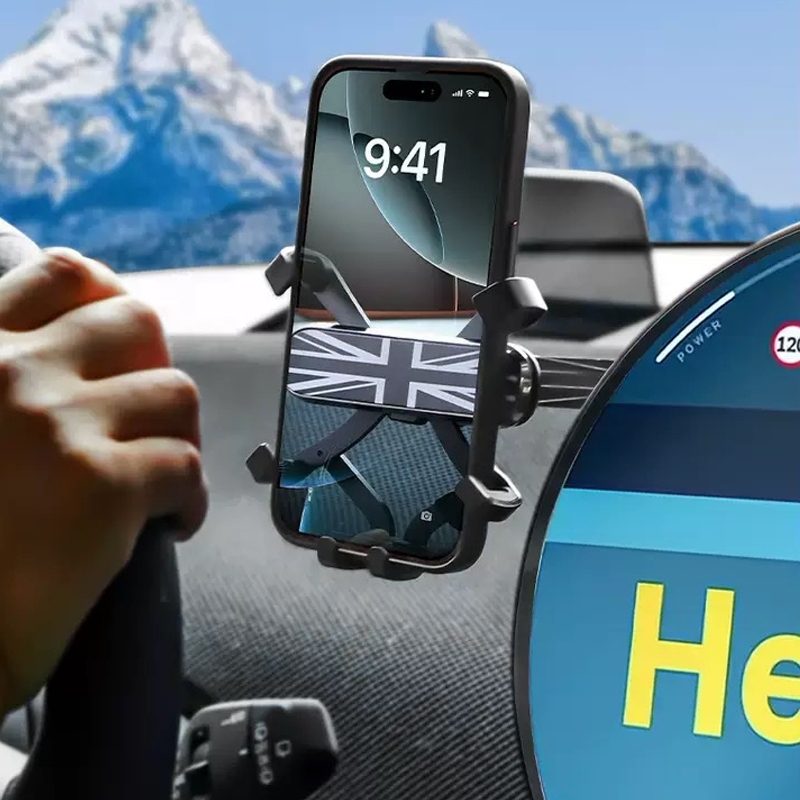 ผู้ถือโทรศัพท์มือถือรถยนต์สําหรับ Mini Countryman U25 J01 EV J05 Aceman F65 F66 F67 Cooper SE 2024 2025 รถ GPS อุปกรณ์เสริม - รูปที่ 5