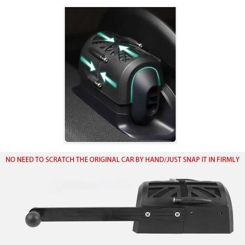 ผู้ถือโทรศัพท์มือถือรถยนต์สําหรับ Mini Countryman U25 J01 EV J05 Aceman F65 F66 F67 Cooper SE 2024 2025 รถ GPS อุปกรณ์เสริม - รูปที่ 4