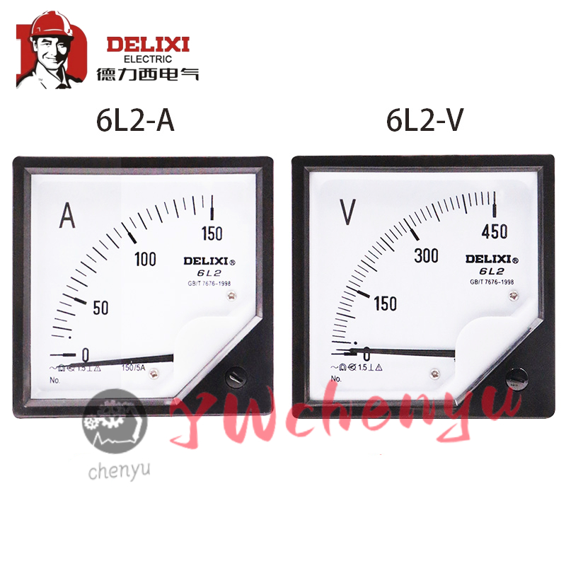 DIXI แอมมิเตอร์ โวลต์มิเตอร์ 6L2-A 6L2-V