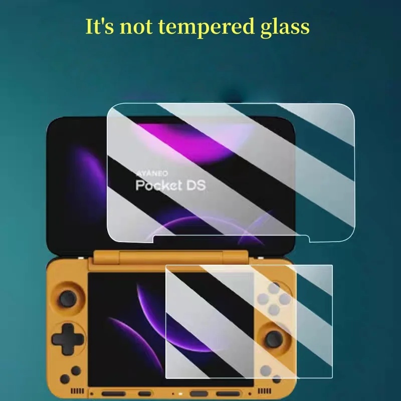 สําหรับ AYANEO Pocket DS Dual Screen เกมคอนโซลฟิล์มหน้าจอ Anti-scratch AYANEO Pocket DS HD ฟิล์มนุ่ม