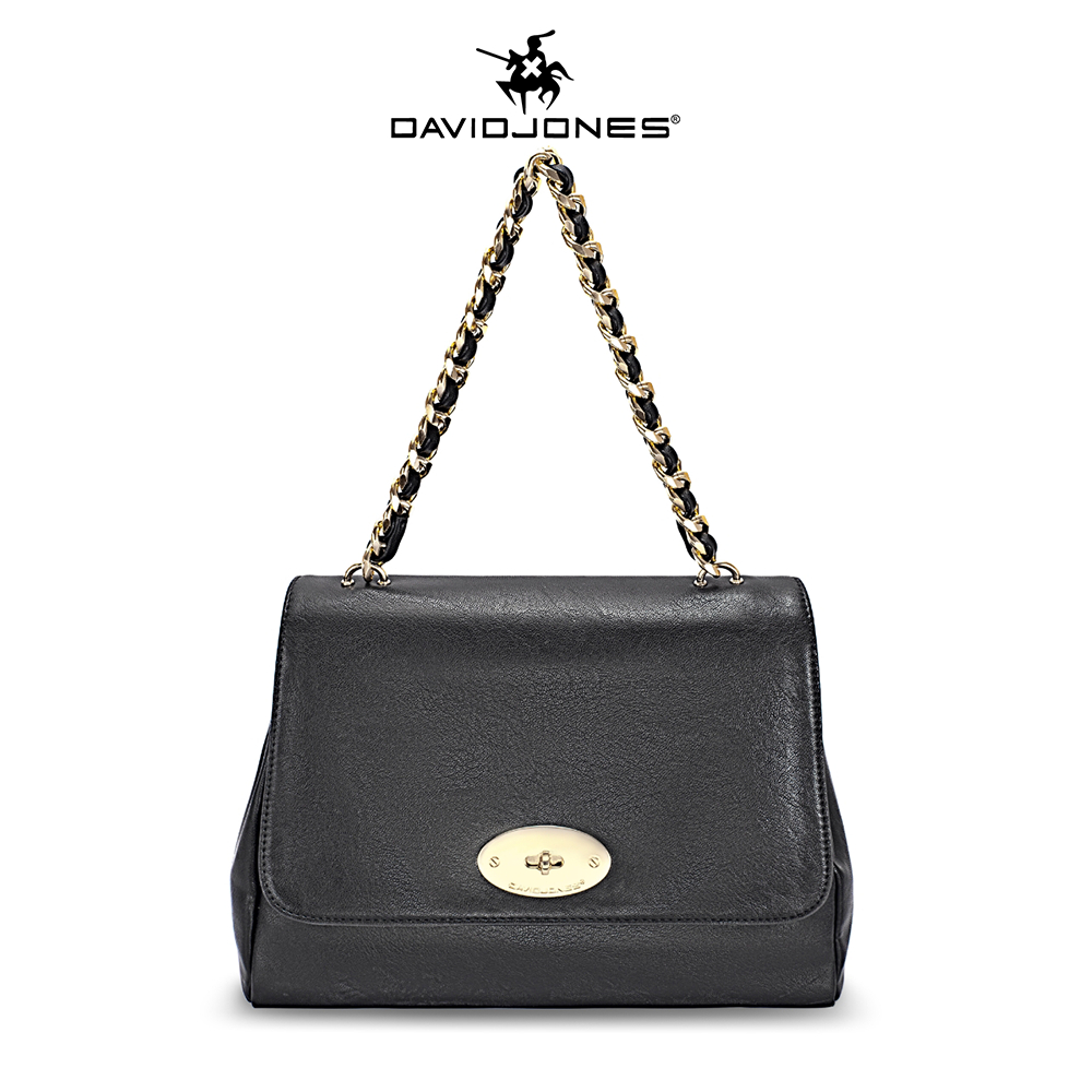 David Jones Paris 2025 ฤดูใบไม้ผลิฤดูร้อนใหม่คอลเลกชัน Designer กระเป๋าสะพายสตรีกระเป๋าสะพายข้างหนัง Pu หญิงนุ่มและกระเป๋า
