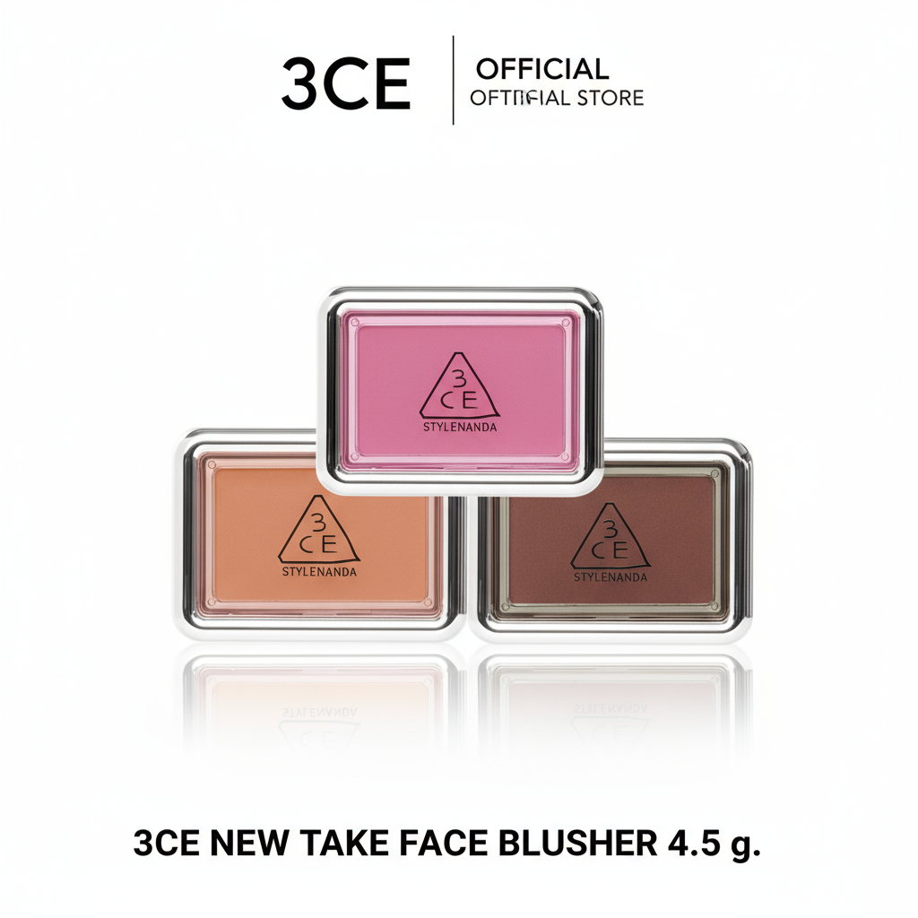 3CE New Take Face Blusher 4.5 กรัม (บลัชออน)