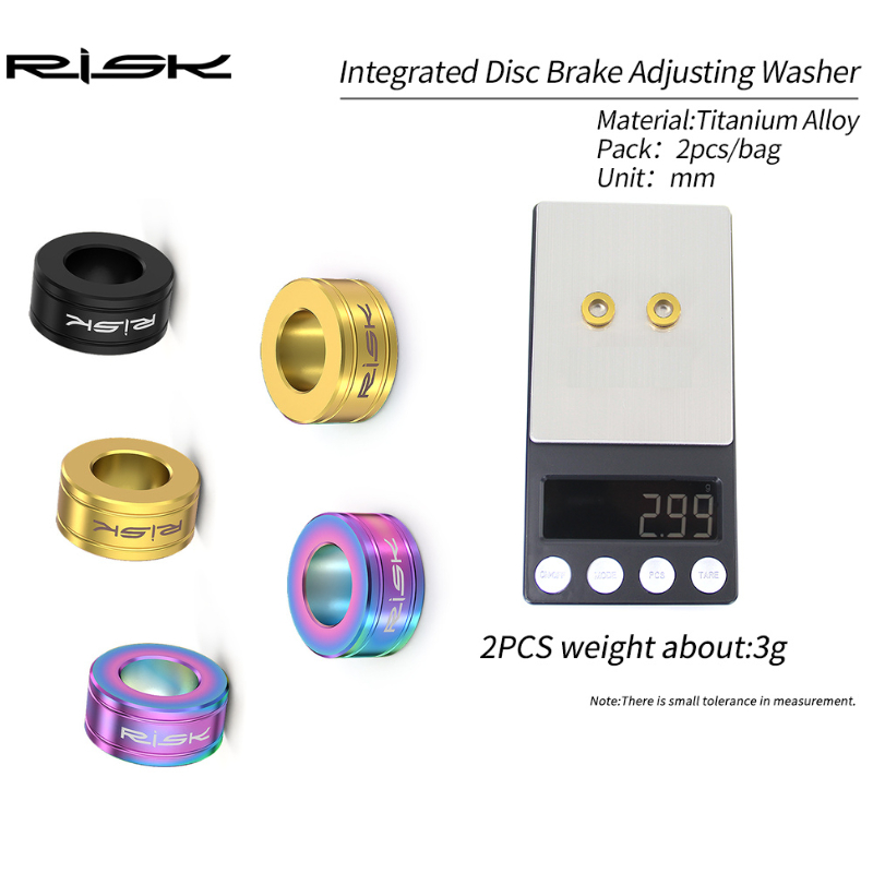 Risk Mountain Biker M6 สกรู titanium สำหรับจัดการปะเก็นเบรคและคลัมพ์ XT