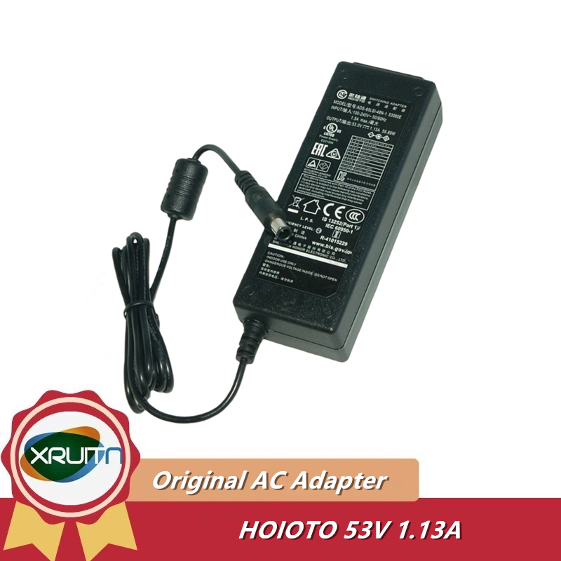 HOIOTO 53V 1.13A AC DC Switching Adapter ADS-65LSI-48N-1 59.-89W Charger Power Supply