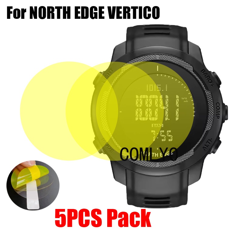 สําหรับ NORTH EDGE VERTICO ป้องกันหน้าจอสมาร์ทวอท์ชฝาครอบบางเฉียบ HD ฟิล์ม TPU
