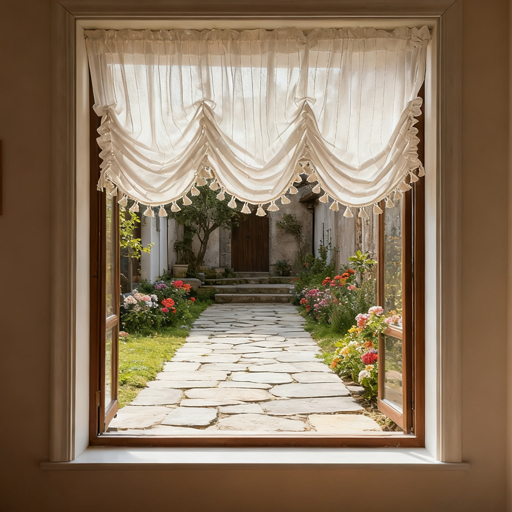 แนะนำ ผ้าม่าน ผ้าม่านผ้าลินินธรรมชาติ แบบแขวน หลายทาง สําหรับหน้าต่าง ลูกโป่ง ราคาพิเศษ มีเก็บเงินปลายทาง