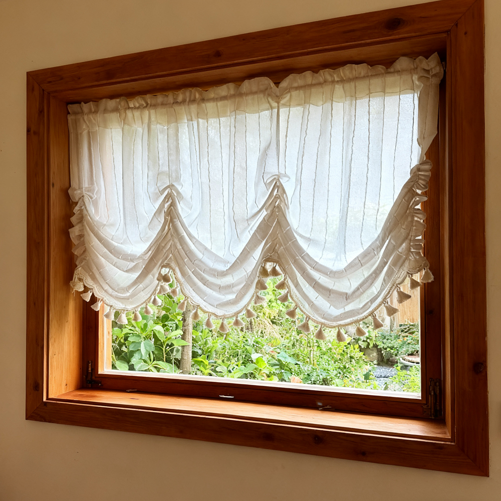 แนะนำ ผ้าม่าน ผ้าม่านผ้าลินินธรรมชาติ แบบแขวน หลายทาง สําหรับหน้าต่าง ลูกโป่ง ราคาพิเศษ มีเก็บเงินปลายทาง