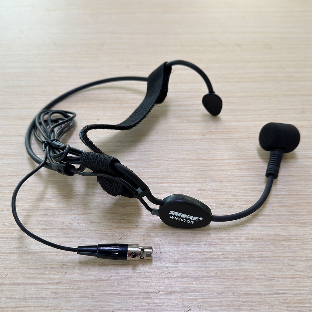 SHRUE WH30TQG ชุดหูฟังไมโครโฟนสําหรับ SHURE Wireless Bodypack Transmitter 4Pin