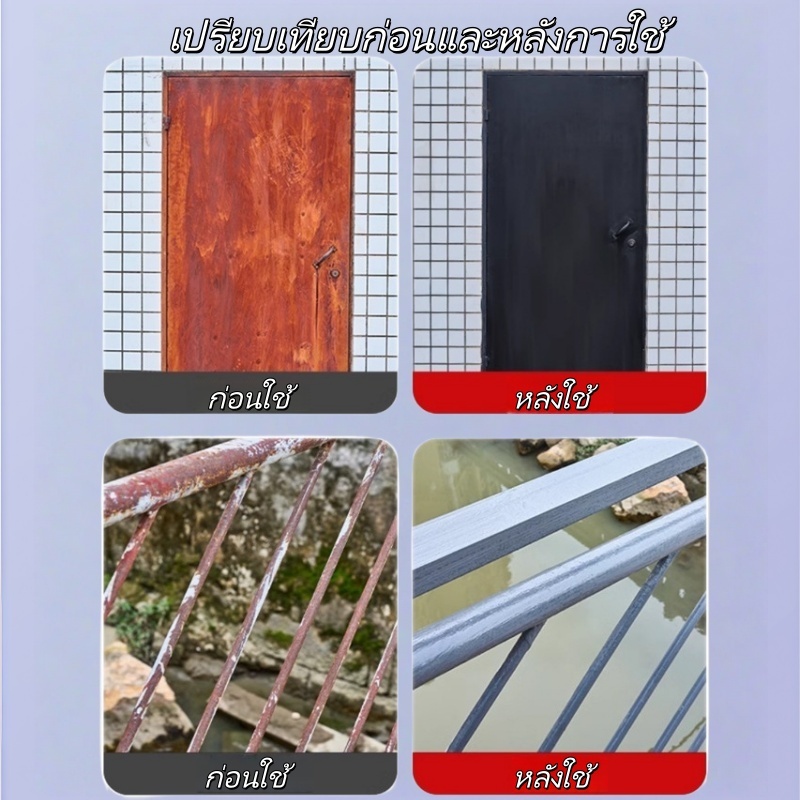 สเปรย์พ่นสีรถยนต์สีดำ 680 มล. / สีรถจักรยานยนต์ / สีเปลี่ยนสียาง / สีปรับปรุงเฟอร์นิเจอร์ / สีสเปรย์ กราฟฟิตี - รูปที่ 2