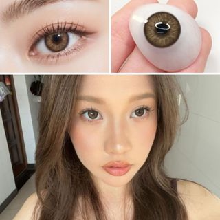 [จัดส่งรวดเร็ว] UYAAI x FRESHLADY คอนแทคเลนส์สายตาสั้น สีน้ำ…