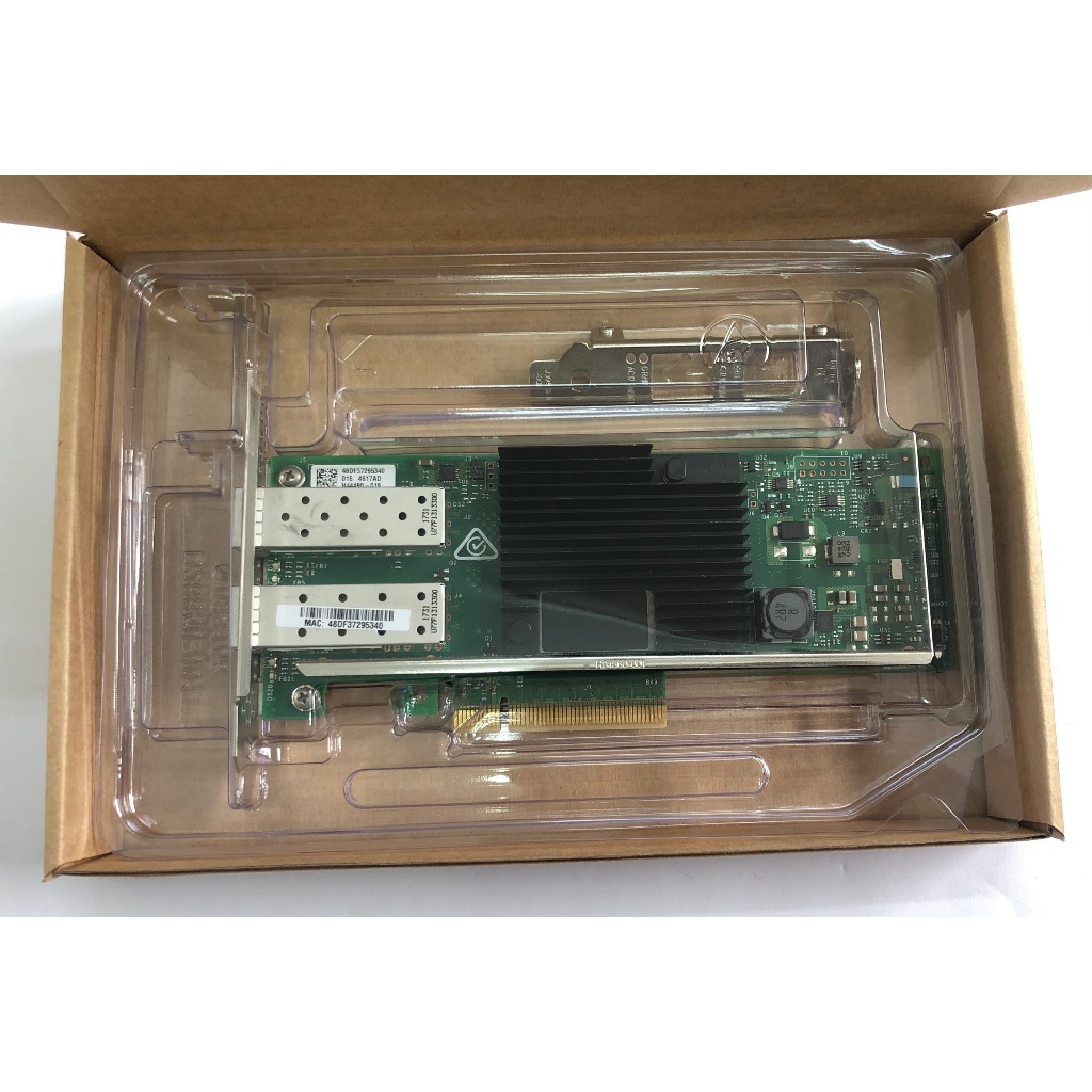 อะแดปเตอร์ 2 พอร์ต HPE 562SFP+ Ethernet 10Gb 790316-001 784304-001 727055-B21 X710-DA2 Full Height L