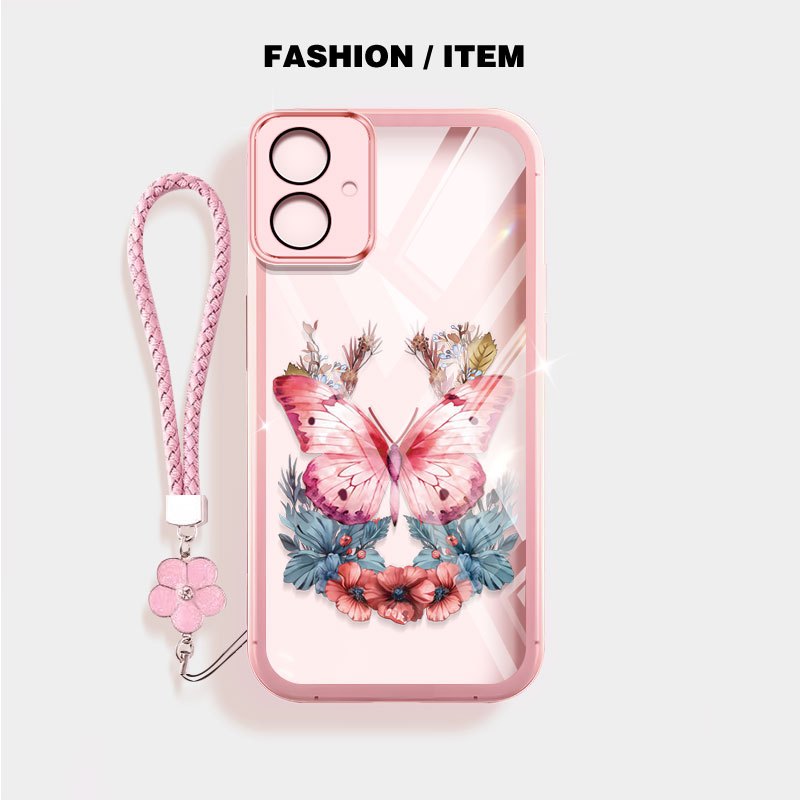 YBDปลอกสําหรับInfinixสมาร์ท 10 Plus Tecno POP 10 Spark GO 2 X6725 X6725B X6725C KM4 INSผีเสื้อดอกไม้