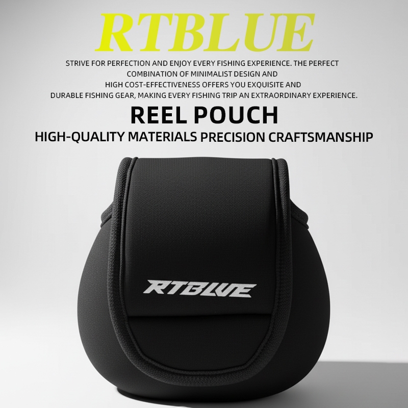 เคสรองรับรอกเบทคาสติ้ง RTBLUE - พกพาสะดวกด้วยวัสดุผ้าฝ้ายกันกระแทก ออกแบบเพื่อความทนทานและเหมาะสำหรับรอกเบทคาสติ้งหลากหลายแบบ