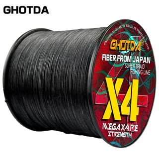 GHOTDA สายตกปลาระยะทาง 100 เมตร ทำจาก PE มีทั้งหมด 4 เส้น ทนทาน และมีให้เลือกหลายสี
