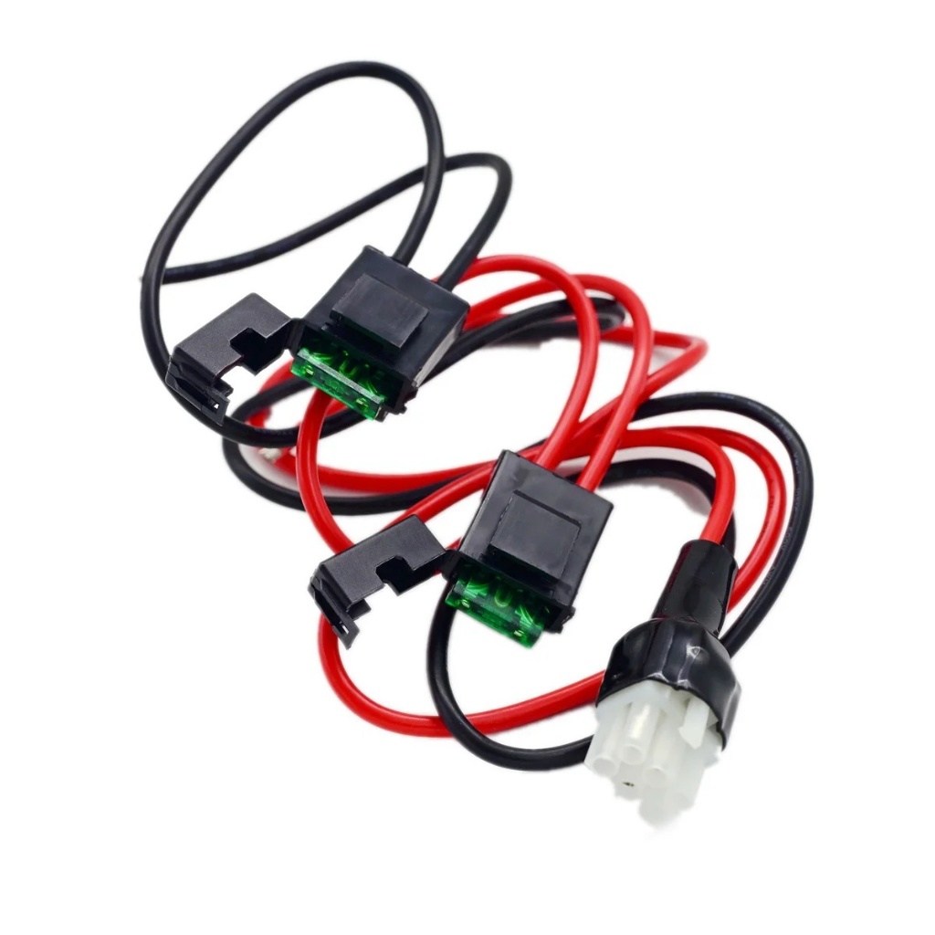 3.3ft รถวิทยุสายไฟ 12AWG สําหรับ Yaesu FT857D FT897D ICOM IC725A IC706 IC718 746 756 IC7400 Alinco 1