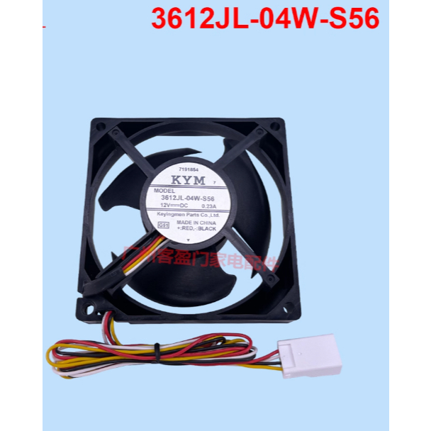 เหมาะสําหรับ Mitsubishi ตู้เย็นตู้แช่แข็งในตู้เย็น Air Cooling Frostless พัดลมพัดลม 3612JL-04W-S56 D