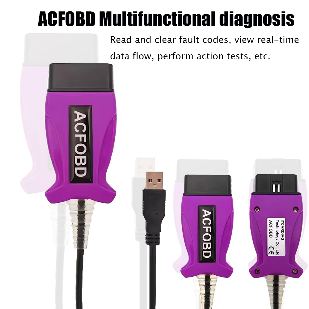 ITCARDIAG ACFOBD OBD เครื่องสแกนเนอร์OBD 2 เครื่องมือวินิจฉัยเครื่องสแกนเนอร์วินิจฉัยรถยนต์สนับสนุน 