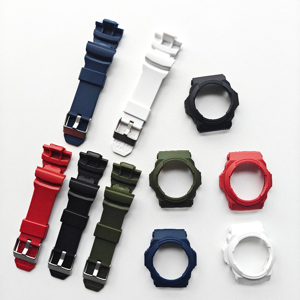 สายนาฬิกายางเหมาะสําหรับ GA-150 GA-200 GA-300 GLX G-SHOCK GA150 Bezel Watchcover