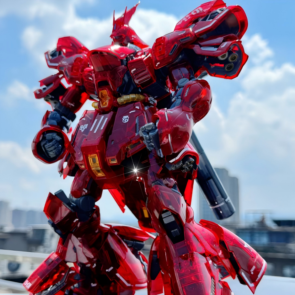 STAR RG1/144 สีโปร่งใส Sazazabi เคลื่อนย้ายได้ประกอบของเล่น