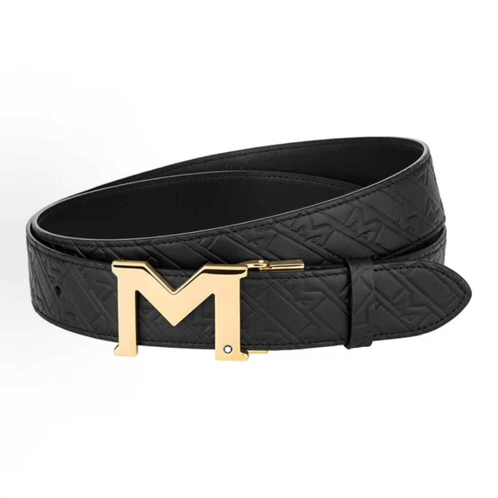 พรีเมี่ยมแบรนด์หรูบุรุษเข็มขัดแฟชั่นหนังแท้หรูหราเข็มขัดเทรนด์ 1: 1 ชุด + กล่องของขวัญ