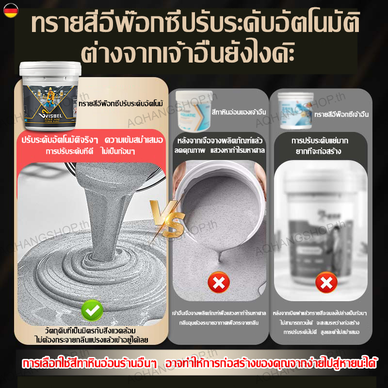 🏆2025 อัปเกรดใหม่🏆สีทาพื้นลายหินอ่อน 12in1ทาพื้นภายใน โรงงาน โกดัง ออฟฟิศ สีอีพือกซี่ทราย สีรองพื้นอีพ็อกซี่ สีอีพ็อกซี่ทาพื้น สีทาพื้นอีพ็อกซี่ ความแข็งสูง ทนทาน - รูปที่ 2