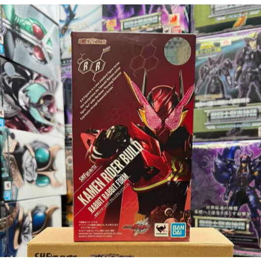 Bandai Official Kamen Rider Soul Limited SHF Build: Build Hazard RabbitTank Double Action Figure Mod