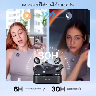BOYA BOYALINK 3 ไมค์ไร้สาย AI-Powered ไมค์ตัดเสียงรบกวน ไมค์ไลฟ์สด อัดเสียง สำหรับ Phone กล้อง