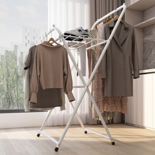 ราวแขวนเสื้อข้างเตียงราวแขวนเสื้อในร่ม