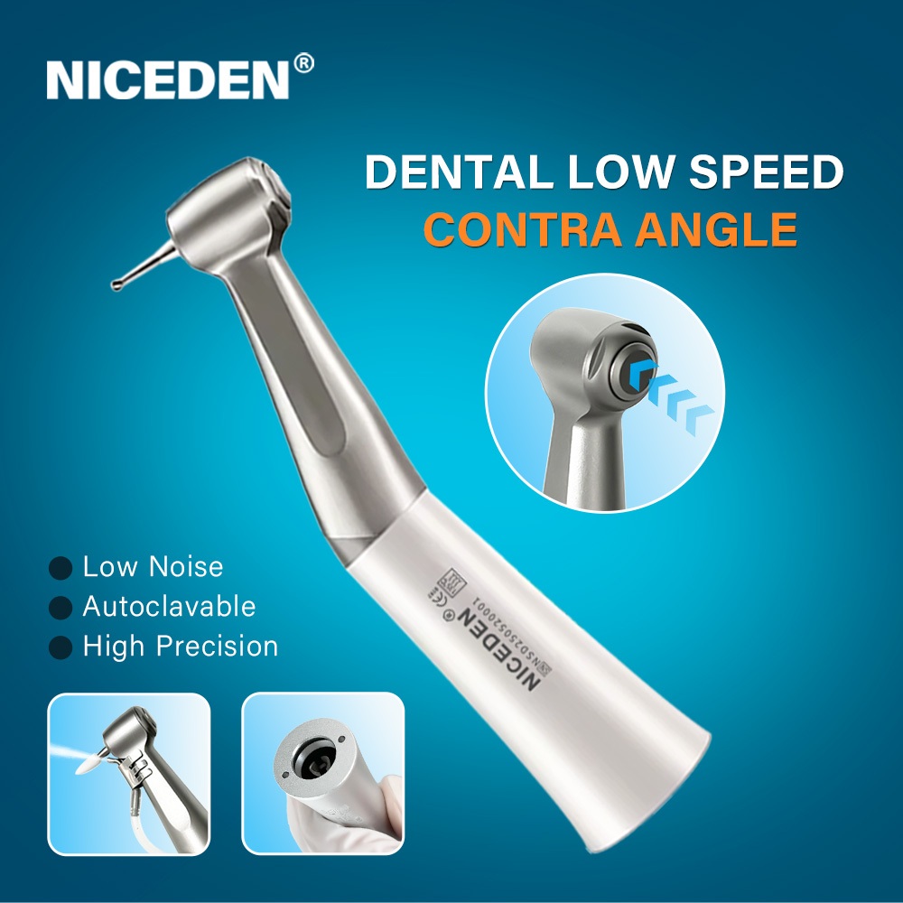 NICEDEN Dental External water channel Low Speed Handpiece Contra Angle