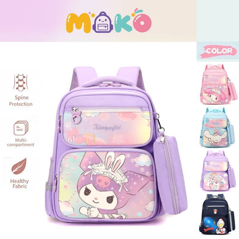 MOKO กระเป๋านักเรียน Kuromi กระเป๋าเป้ น่ารัก พร้อมส่ง