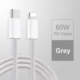 สายชาร์จ สีพาสเทล ชาร์จไวPD 66W สายยาว 1/1.5 /2เมตร Type-C to ชาร์จเร็วสำหรับ I&P 8–14