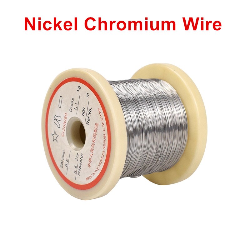 Cr20Ni80 Nichrome Wire Spool สําหรับเครื่องตัดลวดร้อน, เครื่องมือตัดโฟม, 0.08 มม. ~ 3 มม., ลวดโลหะผสมความร้อนทนต่ออุณหภูมิสูง