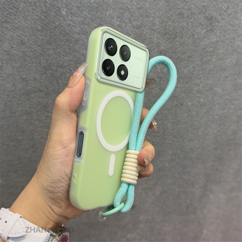 เคสสําหรับ POCO X6 Pro F6 PRO ซิลิโคนความรู้สึกผิวระดับไฮเอนด์เคสโทรศัพท์ 2 in 1 การออกแบบความงามที่อิ่มตัวพร้อมฟังก์ชั่นดูดแม่เหล็กและเชือกฟรี - รูปที่ 4
