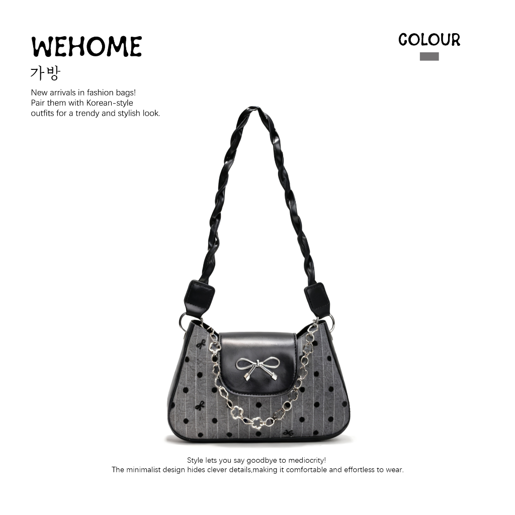 WEHOME Ada Bag สไตล์เกาหลี สไตล์หวาน ins เป้เป้สไตล์สาวๆ กระเป๋าสะพาย