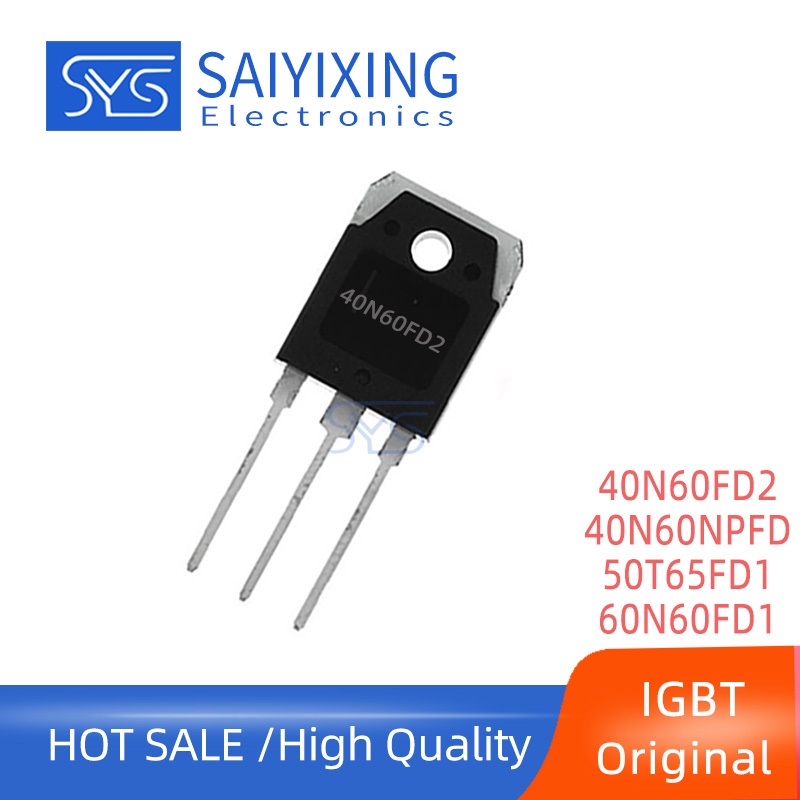 2PCS IGBT 40N60FD2 50T65FD1 60N60FD1 40N60NPFD TO-3P Power Tube SGT40N60FD2PN SGT50T65FD1PN SGT60N60