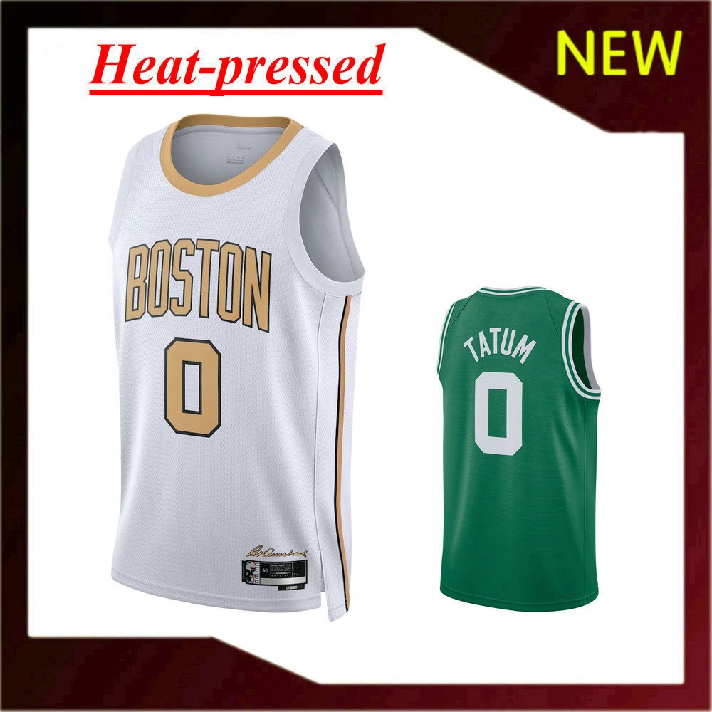 เสื้อบาสเก็ตบอลรุ่นใหม่อัดความร้อน 0 Jayson Tatum Jersey