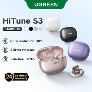 UGREEN Bluetooth 5.4 Wireless Earbuds Single Microphone Call Noise Reduction Open Bluetooth Headphones IPX5 HiTune S3