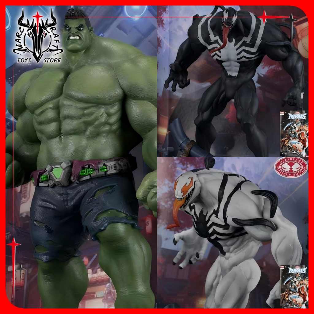 [ในสต็อก] McFarlane Toys Marvel Rivals The Incredible Hulk Venom SPIDER-MAN 1:6TH Action Figure