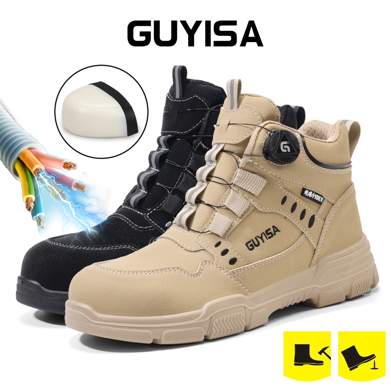 GUYISA حذاء سلامة للكهربائيين بلاستيك F055SKV ‏(38-45)