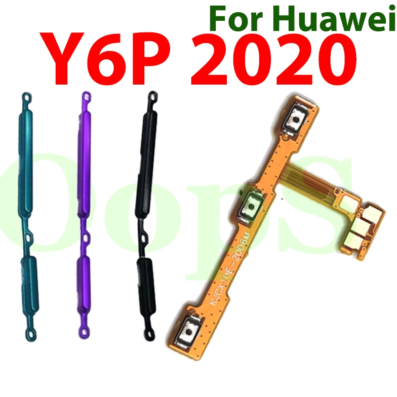 สําหรับ Huawei Y6P 2020 โทรศัพท์เปิดปุ่มปรับระดับเสียง Flex Ribbon Cable