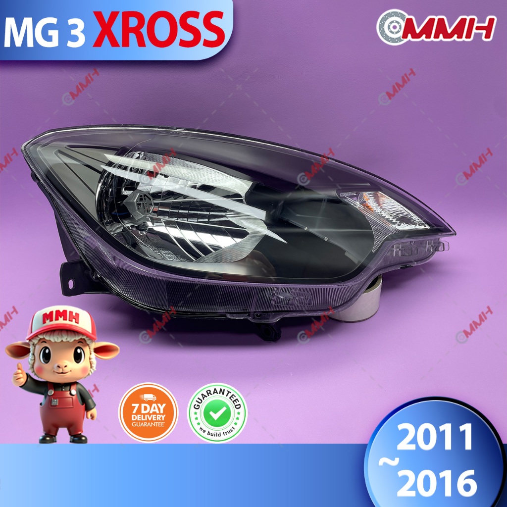 สําหรับ MG MG3 11-16 XROSS X Hatchback ไฟหน้าไฟหน้าไฟหน้าไฟหน้าไฟหน้า Lampu Depan