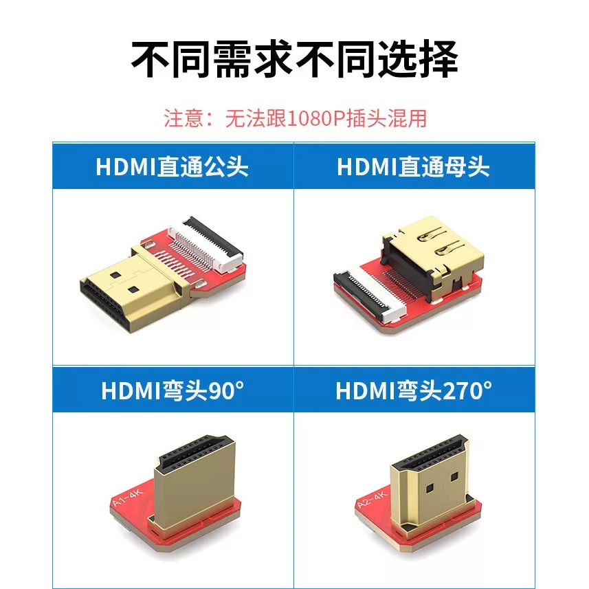 HDMI สายแบนแบบยืดหยุ่น HD 4K จอแสดงผลถ่ายภาพทางอากาศ Raspberry Pie Turn Cable Extension Cable Male to Female 90 องศา Elbow ราคา ถูกที่สุด ดีลบีเคเค แกลเลอรีภาพที่ 4
