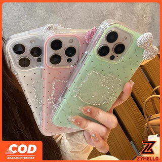 เหมาะสําหรับ OPPO Reno16F 16Pro 16C 15F 15ProMax 14F 14Pro 13F 13Pro 12F 12Pro 11F 11Pro 10Pro 8T 8Z 7Z 6Z Polka dot ภาษาอังกฤษ rhinestone ผีเสื้อ shockpro