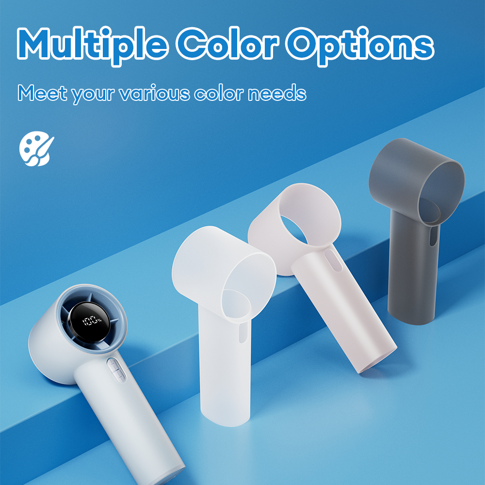 Jamay เคสซิลิโคน F8 พัดลมความเร็วสูง สีชมพู/เทา/ขาว PC08