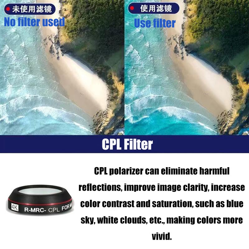 สําหรับ SJCAM C300/ C400 กล้องกีฬากรอง CPL STAR NIGHT NDPL ND Light Reduction UV เลนส์ป้องกันอุปกรณ์เสริมการถ่ายภาพกลางแจ้ง - รูปที่ 3