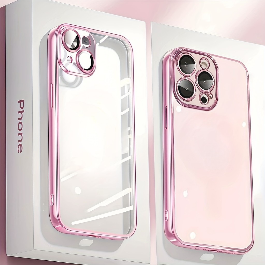 เคสโทรศัพท์มือถือใส แบบนิ่ม ทรงสี่เหลี่ยม กันกระแทก หรูหรา สําหรับ IPhone 14 15 Plus 13 Pro Max 11 Pro X XS 14 Max 13 Mini 12 XR 7 8 Plus