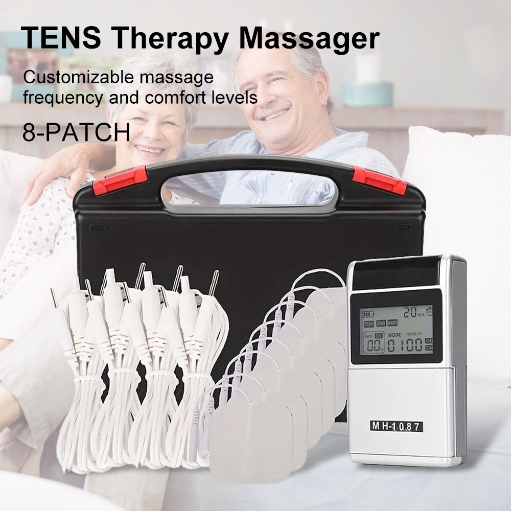 เครื่องนวด TENS/EMS แบบชาร์จได้สี่ช่อง 48 โหมดเครื่องกายภาพบําบัดอิเล็กทรอนิกส์--MH1087