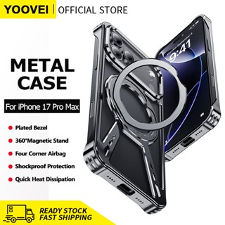 YOOVEI [ใหม่] X Metal Aluminium Magnetic Case For iPhone 17/…