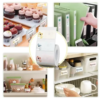 NIIMBOT ป้ายความร้อนสําหรับ B1 B31 B21 B3S ธุรกิจขนาดเล็ก Self-Adhesive สติกเกอร์สําหรับ DIY Barcode/ราคา/ชื่อ/รูปภาพ/โลโก้/แท็กบ้าน